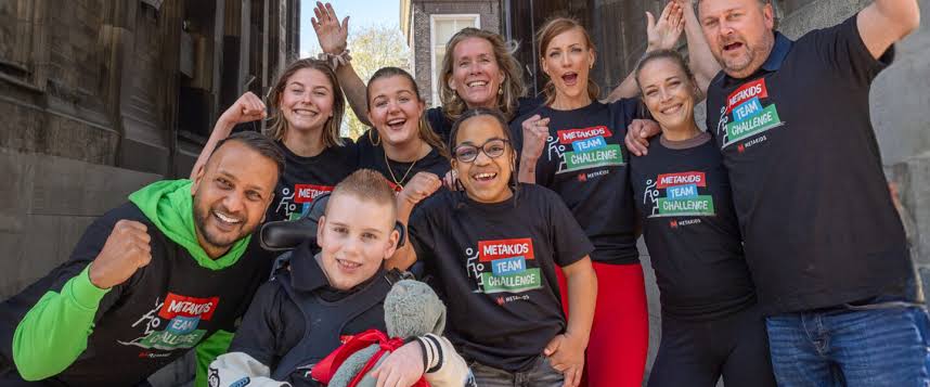 Het team van de Metakids Team Challenge in Utrecht
